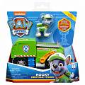 Машинка классическая с фигуркой Рокки Щенячий патруль Paw Patrol 6061804