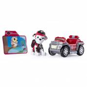 Мини машинка спасателя с фигуркой Маршал Щенячий патруль Paw Patrol